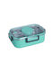 Ecolife Inox Thermo Lunch Box Double Wall Rectangular Blue 850ml