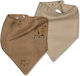 Nuuroo Villads Baby Bib Fabric with Button Carn...