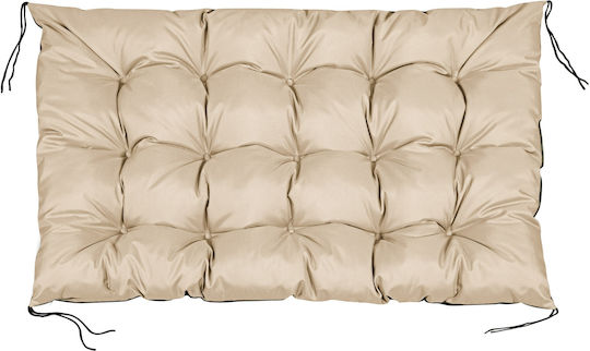 AIO Factory Αδιάβροχο Μαξιλάρι για Παγκάκι Παλέτας Beige 120x80εκ.