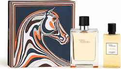 Hermes Terre D’hermès Men's Set with Body Lotion