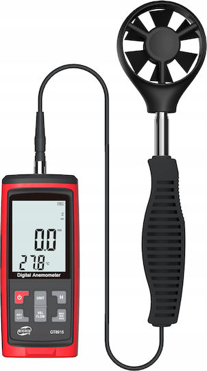 Anemometer Wind Meter Wind Measuring Device Temperature Humidity Speed Measurement Lcd