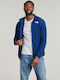 Men's Fleece Cardigan Estate Blue
