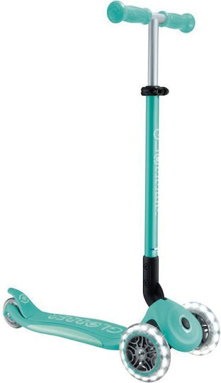 Globber Kids Scooter Foldable Elite 3-Wheel for 3+ Years Dark Mint