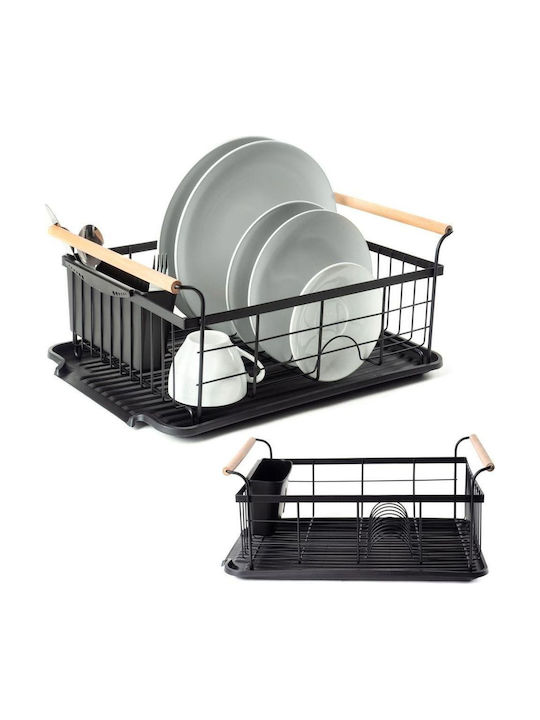Vilde Sink Strainer Inox Black 42.5x29.5x19cm