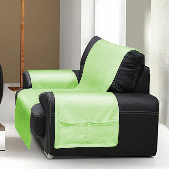 Matex Mustella Elastic Cover for Armchair Green 65x170cm 1pcs