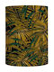 Table/Floor Lamp Shade 1xe27 Gold Velvet Φ40cm Leaves Sh101112t-f Ebb&flow Sh101112t-f Gold