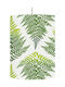 Καπέλο Φωτιστικού 1xe27 Πράσινο Λινό Fern Leaves Sh101016-f Ebb&flow Sh101016-f Πράσινο