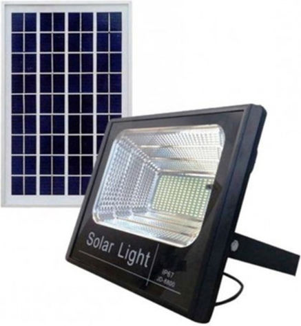 Foyu Στεγανός Ηλιακός Προβολέας LED 800W Ψυχρό Λευκό 6500K με Τηλεχειριστήριο IP67