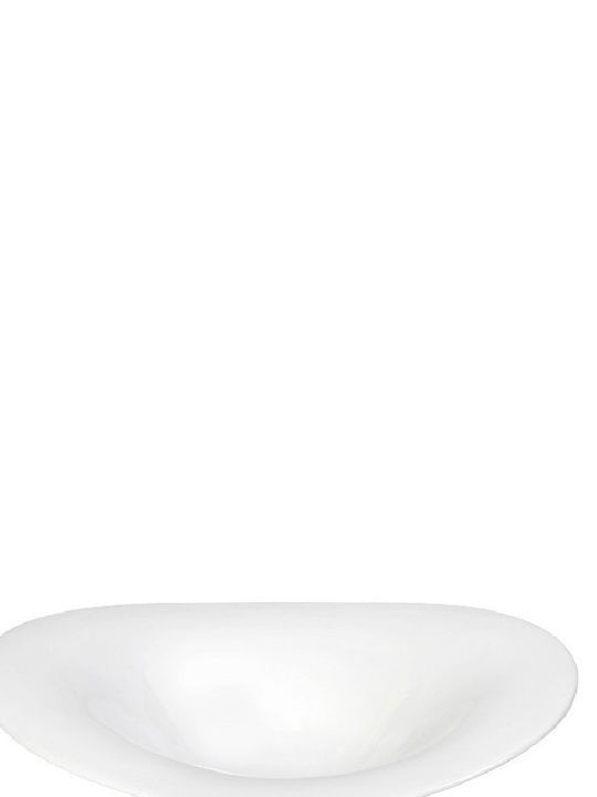 Espiel Flow Plate Soup made of Porcelain White with Diameter 22cm