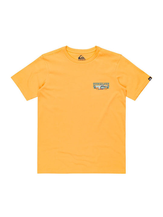 Quiksilver Детска тениска Жълт Evo Aqua Wild