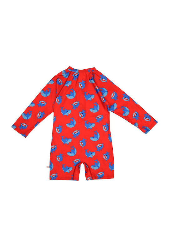 Zoocchini Kids Swimwear Long Sleeve One-piece S...