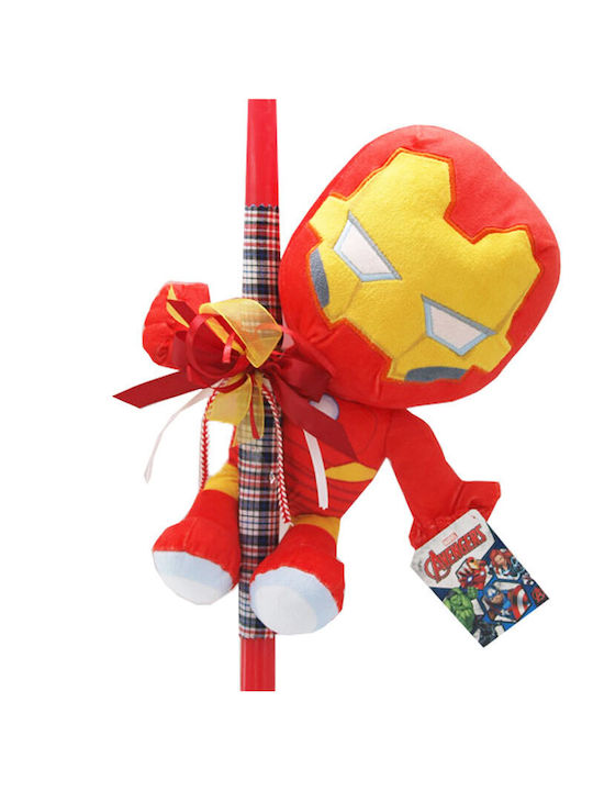Πασχαλινή Λαμπάδα Iron Man Avengers Λούτρινος 25cm
