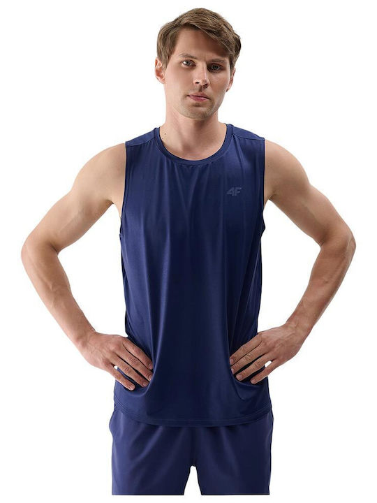 4F Functional Αθλητική Μπλούζα Navy Μπλε