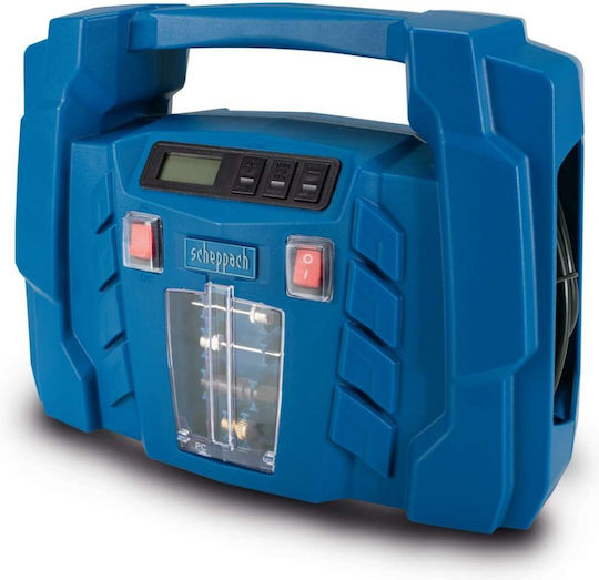 Scheppach Autoreifenpumpe Air-Force 5 Wiederaufladbar ohne Batterie 12V