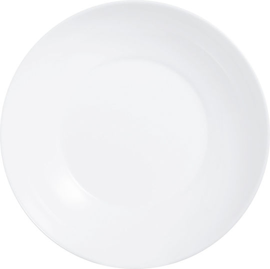 Luminarc Farfurie adâncă Sticlă Alb cu Diametru 20cm