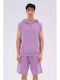 Φούτερ Vintage Purple