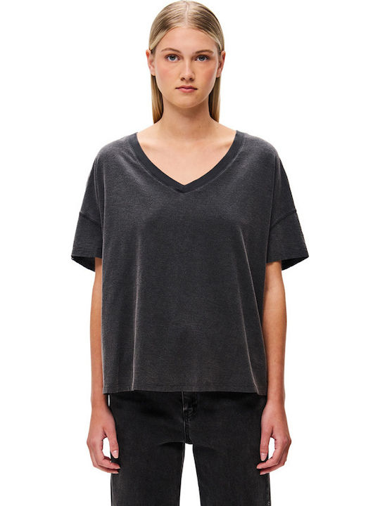 Dirty Laundry Women's Oversized Black T-shirt