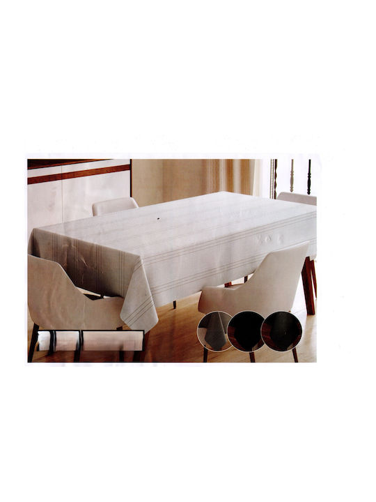 VS Home Tablecloth Stain Resistant Solid with Border 160x220cm