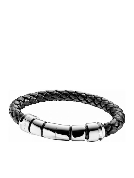 Police Men's Leather Bracelet 18cm