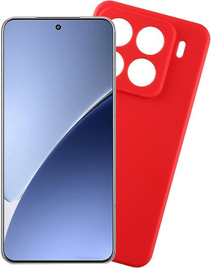Back Cover Σιλικόνης Κόκκινο (Xiaomi 15 Pro)