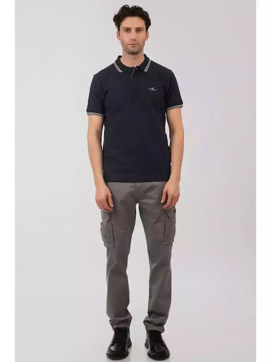 Double Polo T-shirt Navy