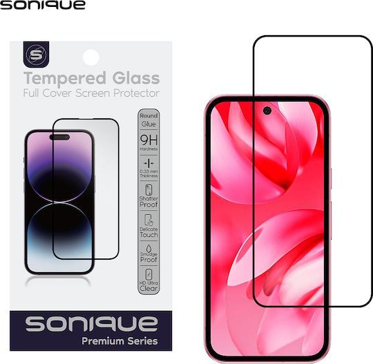Hardy Glass Sonique Premium Series Hd Full Cover 9h Google Pixel 9a 5g Μαύρο