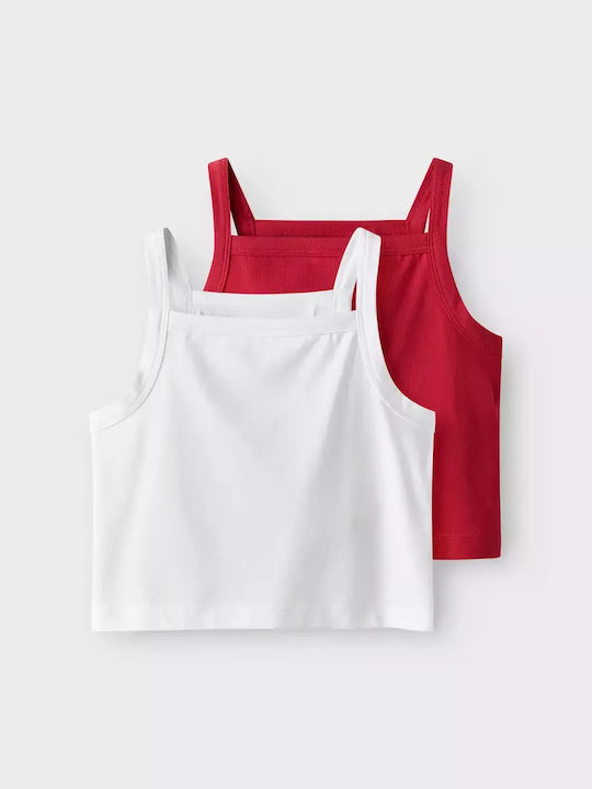 Name It Kids' Set with Undershirts White-red 2pcs