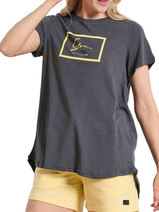 BodyTalk Γυναικείο T-shirt Γκρι