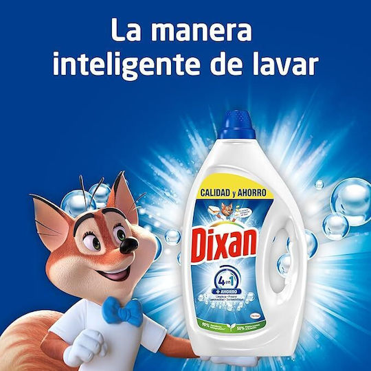 Dixan Total Liquid Laundry Detergent 2.47lt (55 Measuring Cups)