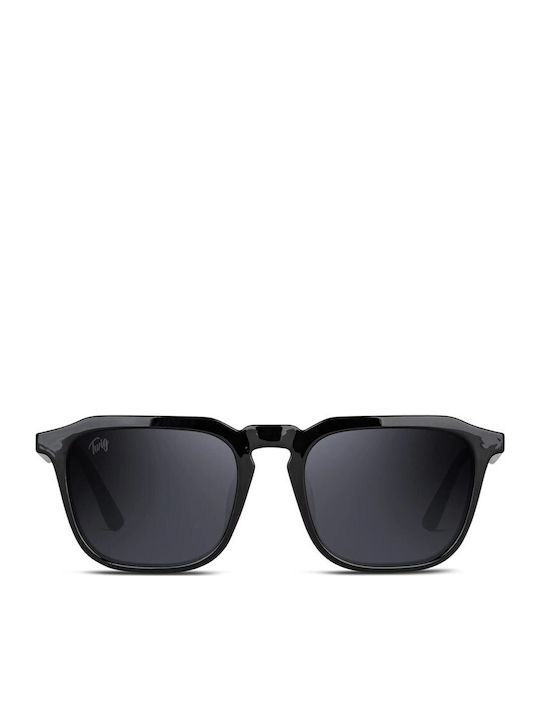 Twig Roth Unisex Sunglasses with Black Horn-Rim...