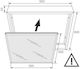 60x60 Frame Led Panel Plastic