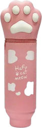 Starrydrip Pencil Case Silicone Barrel Pink