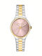 Trussardi Tessenza Herrenuhr Batterie mit Silber Metallarmband