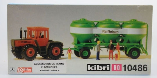Kibri Φιγούρα Μοντελισμού Tractor Silo Trailer Ho 1:87 10486