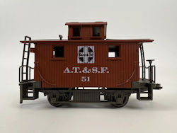 Atlas 4-Rad-Kabine Nr. 6251 Santa Fe O Maßstab Atlas 4-Rad-Kabine Nr. 6251 Santa Fe O Maßstab