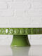 Boltze Cake Stand Green 25x25cm