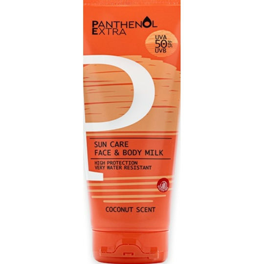 Panthenol Extra Sun Care Face & Body Milk Αντηλιακό Γαλάκτωμα Προσώπου & Σώματος SPF50 100ml