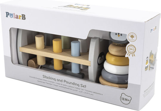 Viga Toys Παιχνίδι Πυραμίδα από Ξύλο για 12+ Μηνών