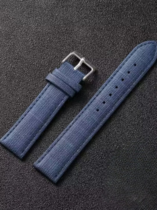 Fabric Strap Blue 22mm