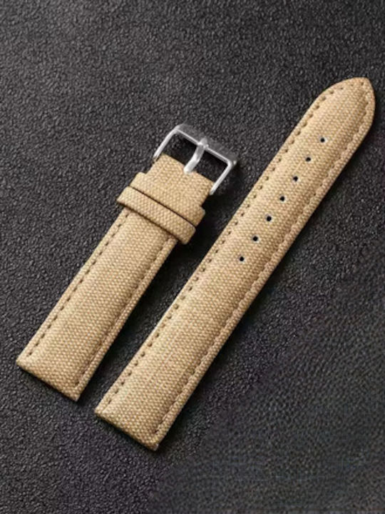 Riemen aus Stoff Braun 20mm