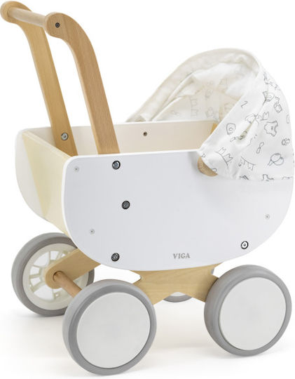 Viga Toys Puppenwagen aus Holz