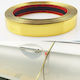 Selbstklebende Ornamentrolle 20mm x 15m Gold-Chrom-Farbe