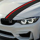 Adhesive Sticker Tuning Model "rally Stripe Carbon 3d" Size 140 X 17 Cm Color Black Red