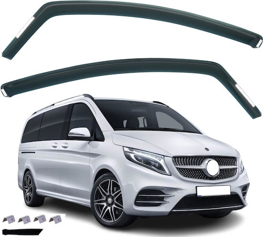 Set of Windbreakers Front Car for Mercedes-Benz Vito 2017+ 2pcs