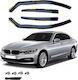 Set of Windbreakers Front and Rear Car for BMW Series 5 4pcs