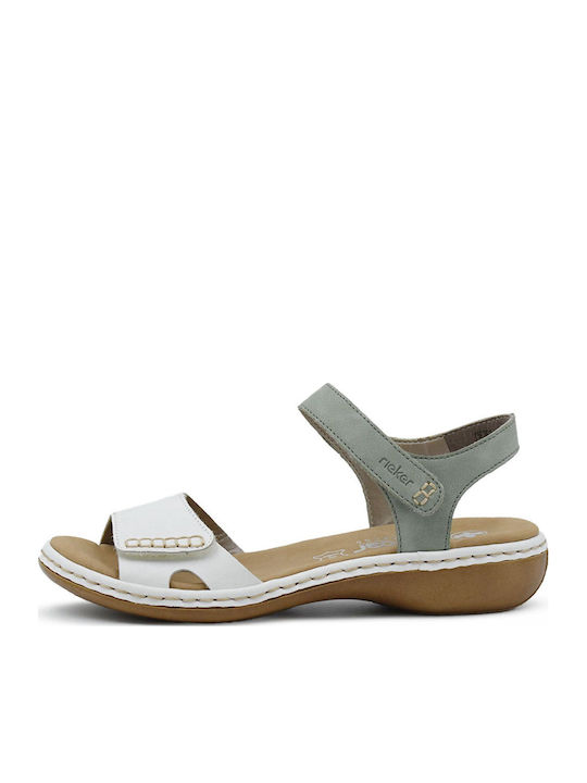 Sandale Casual Damă Din Piele Kaki