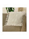 Whitegg Διακοσμητική Μαξιλαροθήκη D0323 από 100% Βαμβάκι Εκρού 45x45εκ.