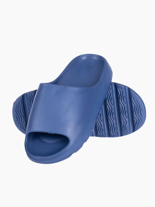 Mitsuko Herren Slides Blau