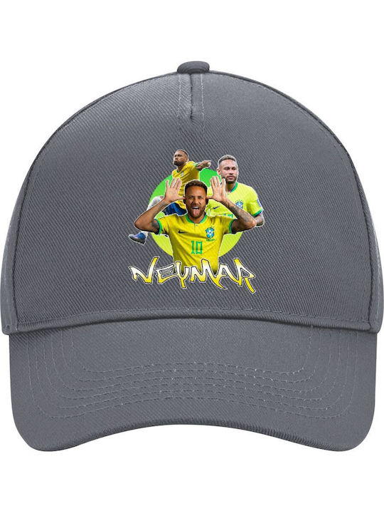 Neymar Jr Adult Cap Ultimate Grey 100% Cotton D...