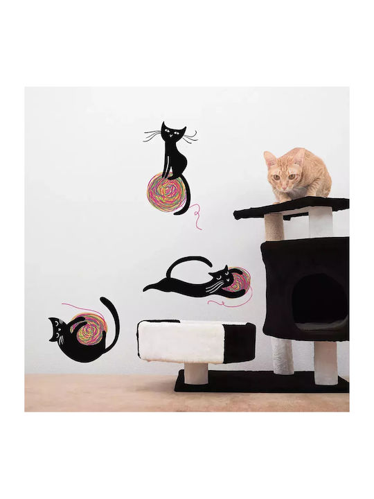 Joyful Cats Wall Stickers 54124
